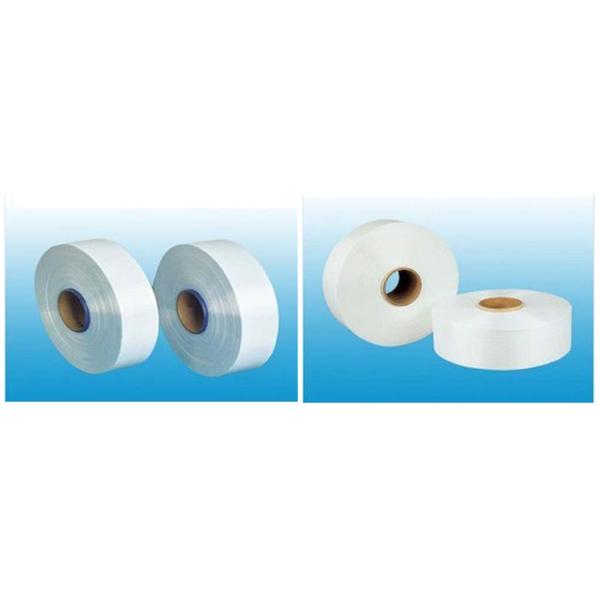 75D/72F Raw White Polyester POY Yarn , Polyester Knitting Yarn Partially Oriented