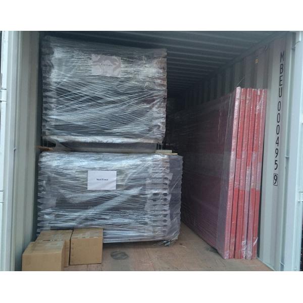 High quality galvanized garrison steel picket fence for sale/manufacture price