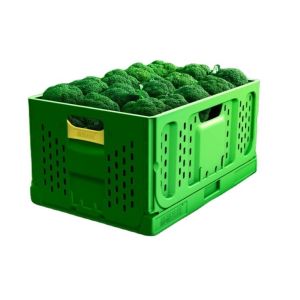 Virgin Plastic Collapsible Folding Vegetable Crate for Agriculture Fruits