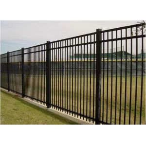 6060 Black Aluminum Fence Industrial Profile Powder Coating