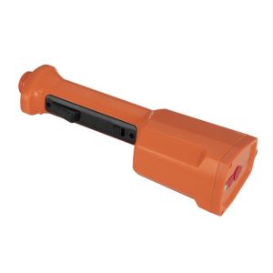 Orange Electric Cattle Prod Pig Prodder 10000V 58cm ABS With Rubber Grip