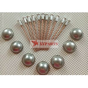 65mm Length Capacotor Discharge Insulation Bimetallic Pins With Aluminum Weld