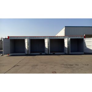 Steel 40ft Hq Metal Cargo Containers Waterproof Convenient Loading Moving
