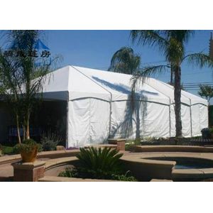 White Color Heavy Duty Party Tent , Wind Resistant Easy Assembled Marquee Tent