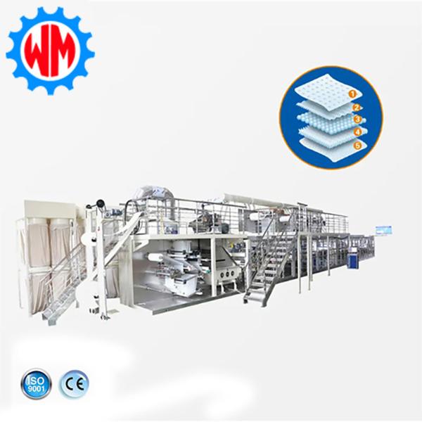 Buy CE Full Automatic Underpad Making Machinery with Oversea Installation at wholesale prices