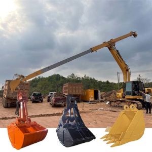 Custom Clamshell Bucket For CAT320D PC200 Teledipper With Clamshell