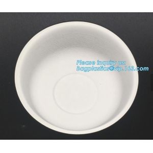 Sugarcane Bagasse Disposable Salad Bowl,biodegradable compostable sugarcane