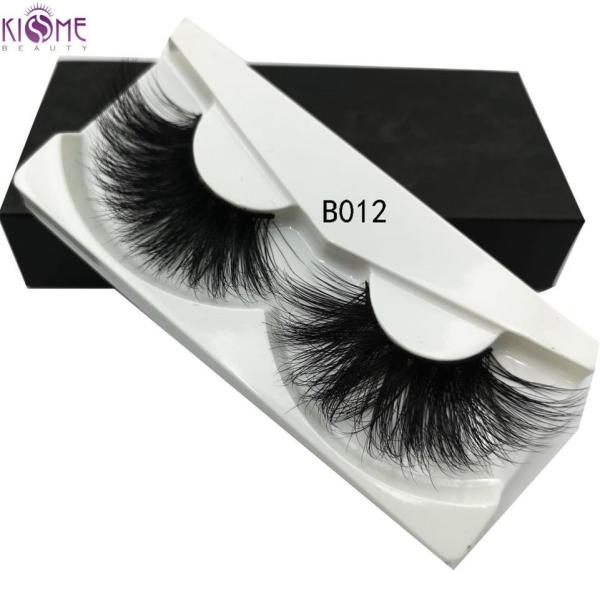 Dramatic Look 3D Mink Eyelashes 25mm Long Eyelashes For Makeup