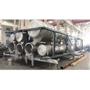 Multiple Effect Falling Film Heat Exchanger Vacuum Distillation Steam Source