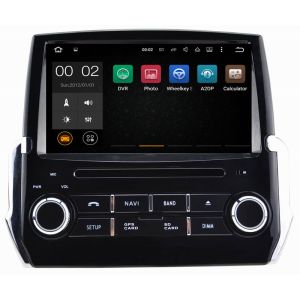 Ouchuangbo car dvd gps navigation android 7.1 for Peugeot 2008 with calculator