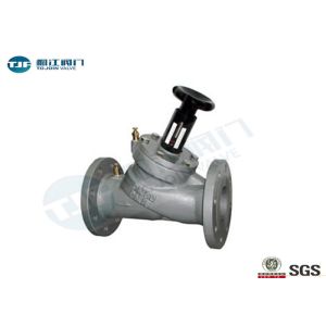 Flanged Static Balancing Valve Cast Iron / Ductile Iron Type Optional