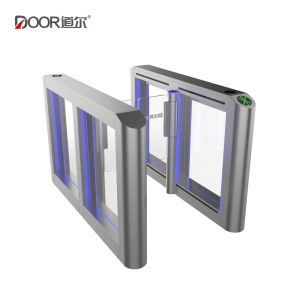 304Stainles Steel Speed Gate Turnstile Crow Control Anti-Fingerprint LED