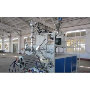 Drainage pipe Plastic Extrusion Line , HDPE Sprial Winding Pipe Extrusion