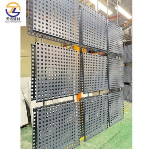 Weatherproof Aluminum Metal Ceiling For Office Building With C-Shaped Strip