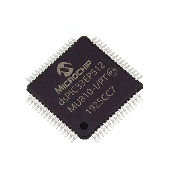 Buy 16Bit DSP IC Chip Microcontrollers High Speed DsPIC33EP512MU810-I/PF at wholesale prices