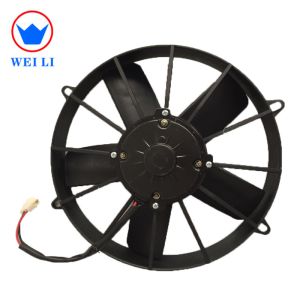 Air Conditioner Condenser Cooling Radiator Fan with Brushes DC Motor