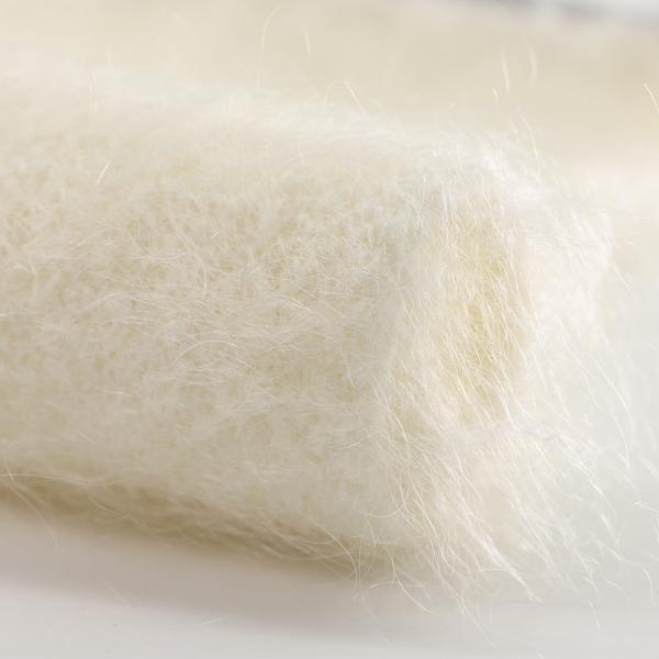Handbags Fluffy Bulky Mohair Yarn , 1/8NM Elastic Mohair Wool For Knitting