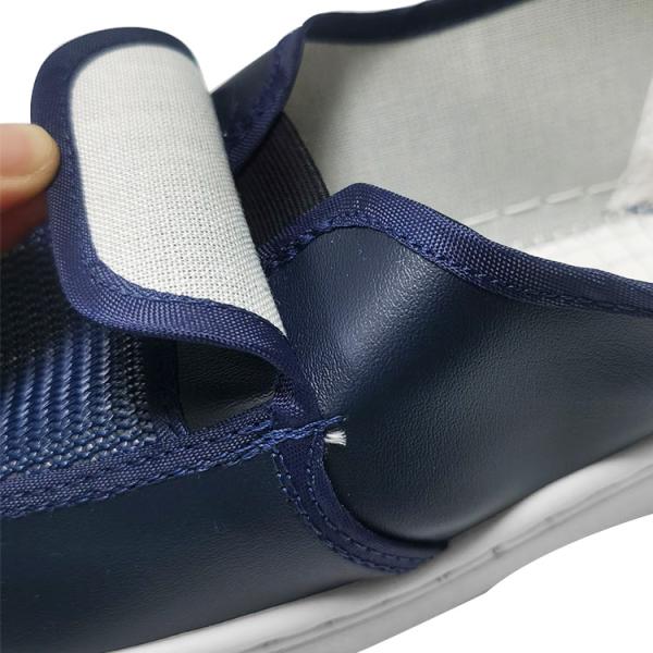 Blue Antistatic PVC Mesh Fabric Breathable ESD Safety Shoes Reusable Washable