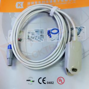 Choice Spo2 Probe Sensor 9 Pin Reusable SpO2 Sensor Adult Finger Clip