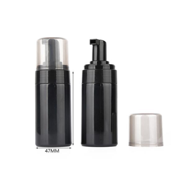 Buy 100ml Shiny Black Foam Pump Plastic Cosmetic Bottles at wholesale prices