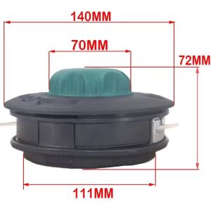 Occus Universal M10 Aluminum Nylon Brush Mower Bump Spool Grass Trimmer