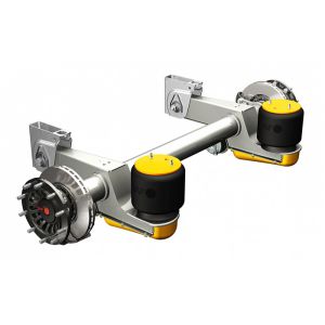 Two Spring Guide Arms Suspension Air Spring For Gap Free Design Trailers
