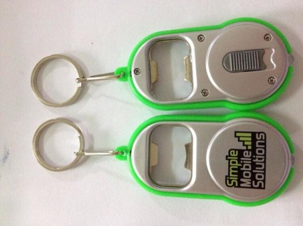 Multi-function Simple Mobile Solutions Mini Bottle Opener Led Flashlight