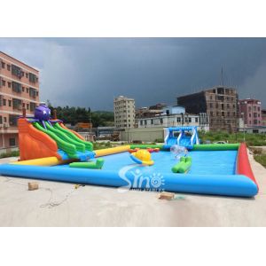 25x20m Kids N Adults Large Inflatable Water Park On Land With Big Inflatable