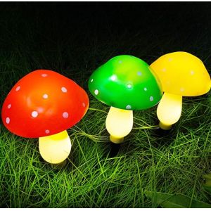 China Waterproof Cute 5Watt Outdoor Solar Mushroom Lights on sale