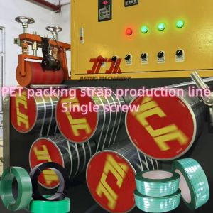 9-32mm PET Strap Making Machine For Automatic PLC Controlled Double-Station