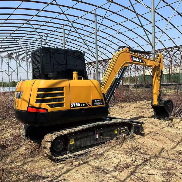 New Arrivel SANY 55C Used Crawler Excavator With Rubbler Bolck Secondhand 5 Ton Mini Digger