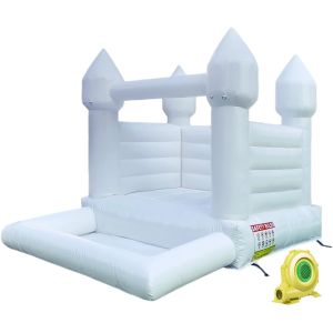 OEM Inflatable Bubble House Moon Jumping White Bouncy Castle