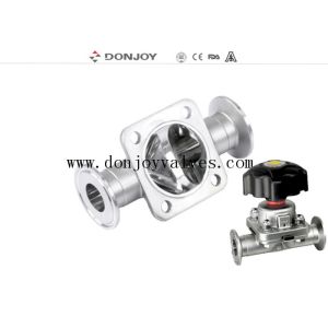 SS316L Donjoy Phamacy Sanitary Diaphragm Valve ASME BPE Standard