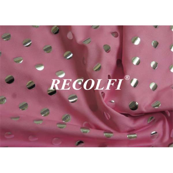 Pinky Dot Glitter Sustainable Nylon Activewear Knit Fabric Cool Quick Drying