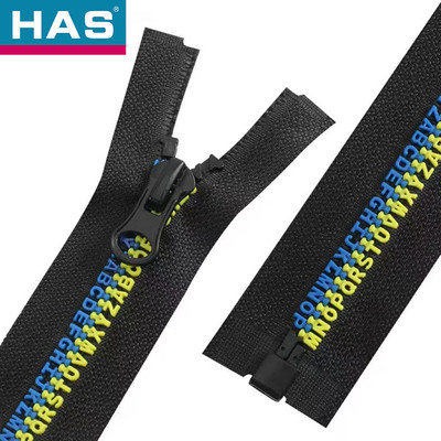 Buy #3 Eco Friendly Plastic Jacket Zipper Smooth Invisible Zipper Lightweight at wholesale prices