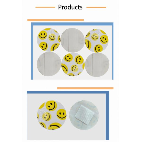 Children's Cartoon Round Bandage, Breathable, Skin-friendly, Suitable for Small Wounds/vaccination/blood Collection