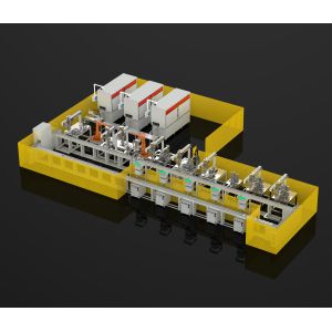 Quality Single-phase AC220V 50Hz Motor Stator Production Line Automated Flat Wire Winding Machine for sale