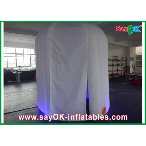 Photo Booth Led Lights Durable 2 X 3 X 2.3M Inflatable Photobooth , Oxford Cloth
