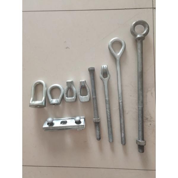 Buy 6" Thread Dead Ending C1045 ASTM F2329 Oval Eye Bolt at wholesale prices