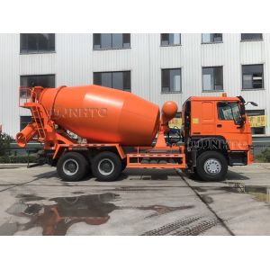 10 Wheeler 371hp 10m3 Concrete Mixer Truck Self Loading