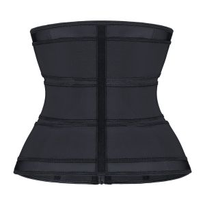 Latex Zip Up Waist Trainer With 3 Belts