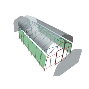 Smart Ventilation Diy Small Greenhouse 4x6m For Urban Gardening