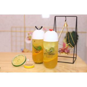 Insulation Handle Convenient Beverage Storage Clear Milk Tea Bottles