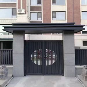 American Standard Wrought Iron Gate Heat Insulation Material For Superior Safety