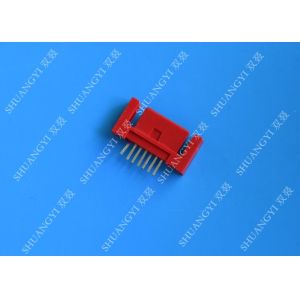 Lightweight Red External SATA 7 Pin Connector Voltage 500V SMT Type