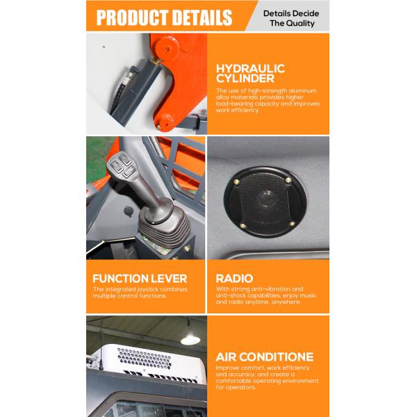 High Quality New Small Multifunction Mini Skid Steer Loader diesel Mini Wheel Skid Steer Loaders