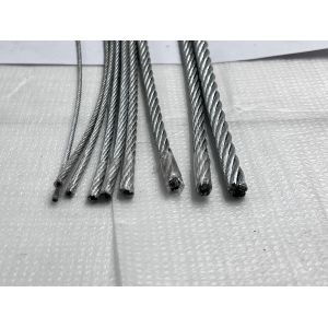 6X36 Galvanized Ungalvanized 6X36ws Iwrc Steel Wire Rope Cable for Harsh