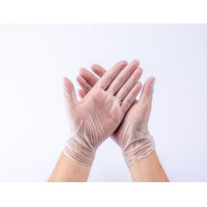 Disposable Transparent Plastic Food Grade Vinyl Food Gloves Household