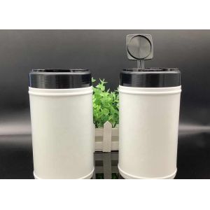 HDPE Wet Wipes Buckets ISO9001 Cylinder Wet Wipes Packaging Bottles