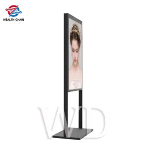 Aluminum Structure 2160P 2500nits Indoor Digital Signage Floor Standing